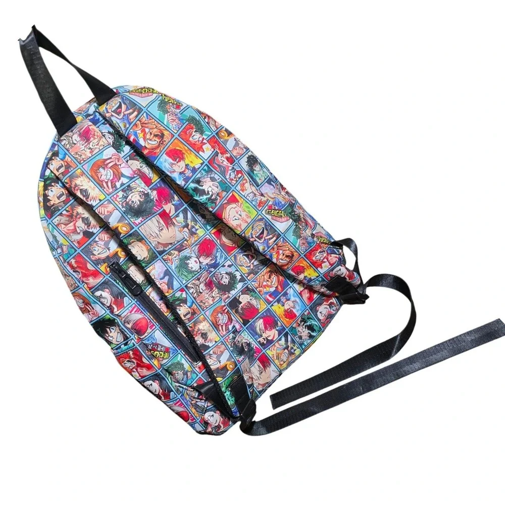 Great strong big Anime Backpack My Hero Academia Characters Print School Bag